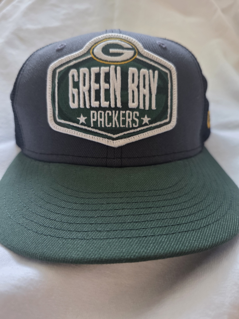 New Era Green Bay Packers 2021 Draft Day Trucker 9FIFTY Snapack Hat Sz 7 1/4